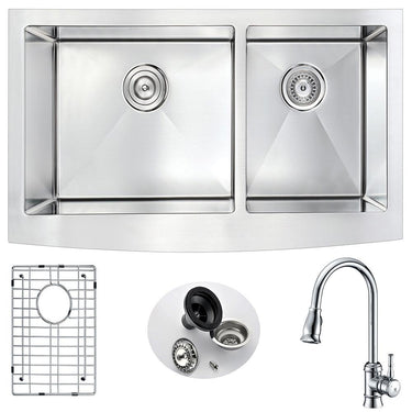 ANZZI ELYSIAN Series K36203A-044 Kitchen Sink Kitchen Sink ANZZI